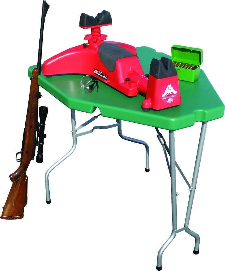 Misc. Accessories MTM Case Gard Ready Series MTM PREDATOR SHOOTING TABLE - PORTABLE BENCHREST GREEN